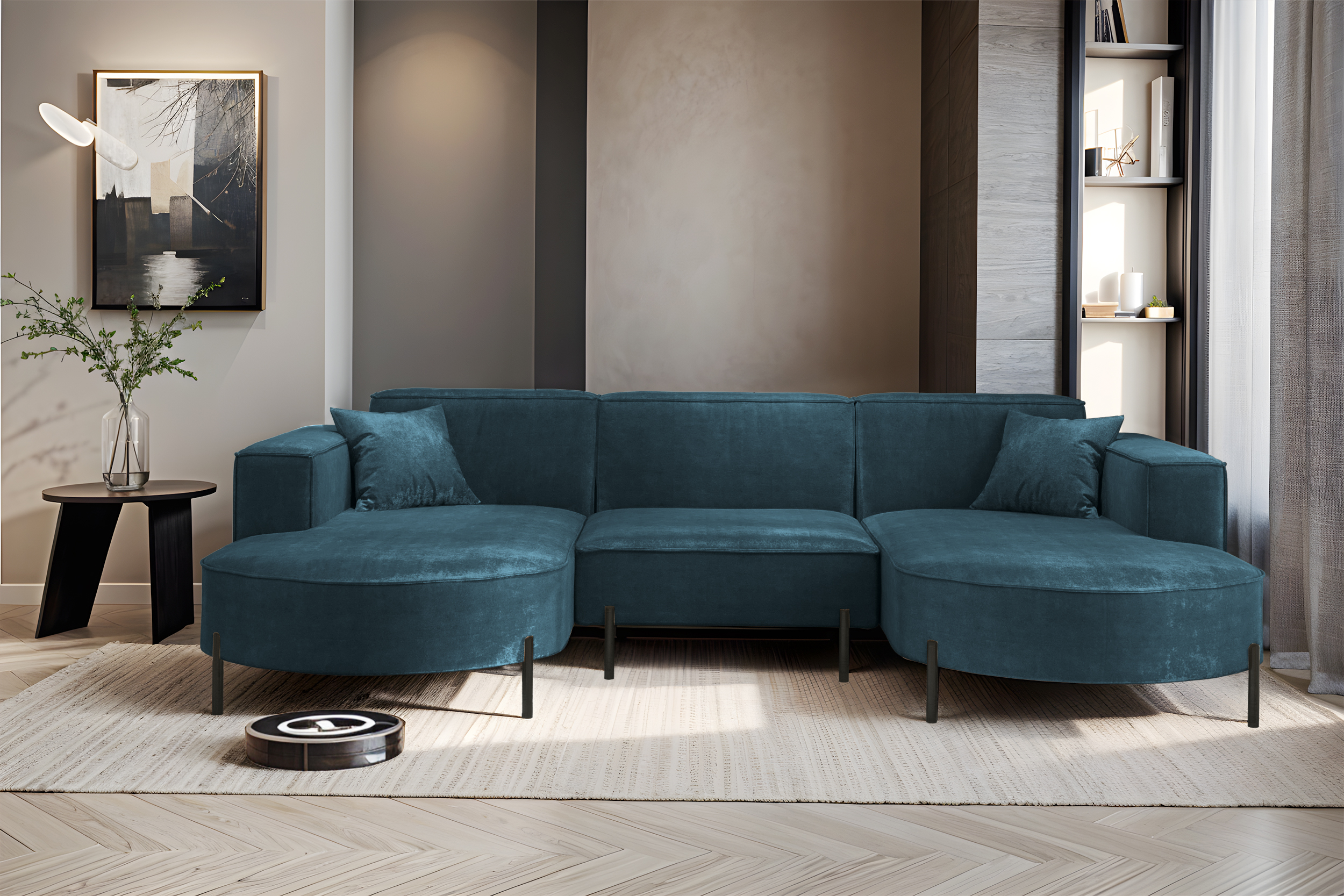 Parma U Hills Ecksofa U-Form